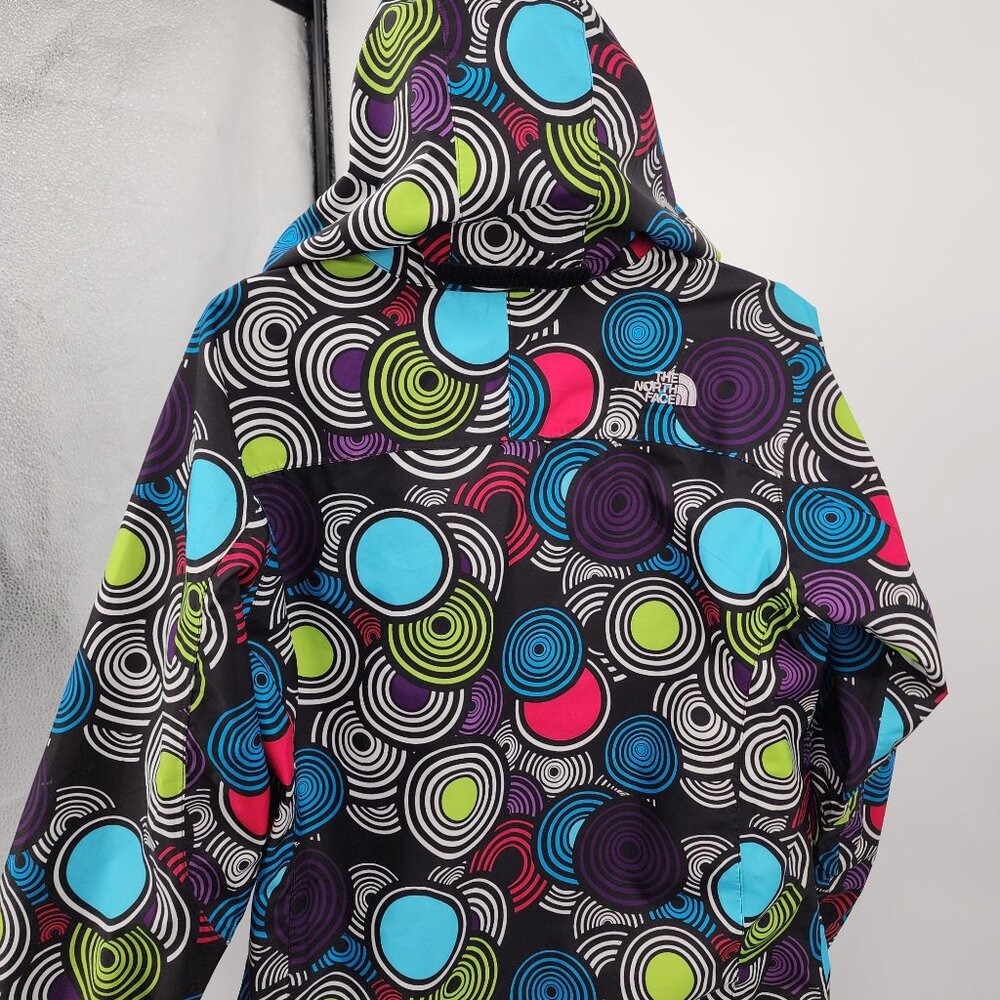 The North Face Girls XL 18 Jacket Multicolor Hooded Polyester Outdoor Coat - Picture 8 of 9